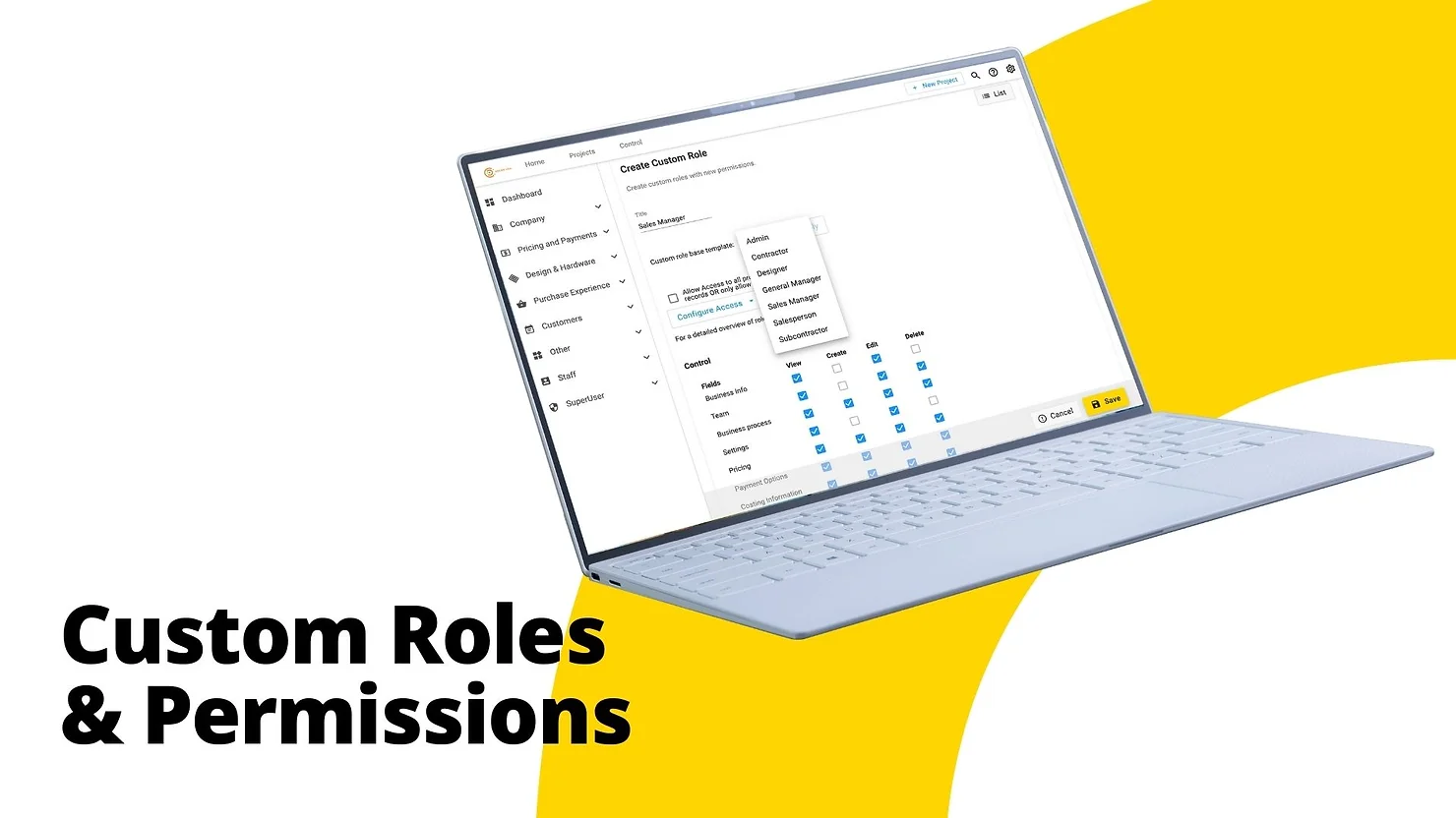 Custom Roles & Permissions